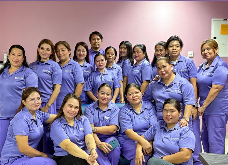 Part-time maids from Lavender Housecare cleaning a Dubai home